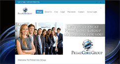 Desktop Screenshot of primecoregroup.com